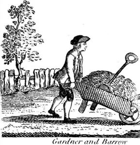 Gardener and dung barrow